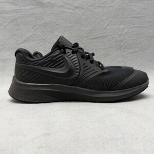 Nike Star Runner Shoes Youth Size 4Y Black Mesh Running Sneakers AQ3542-003